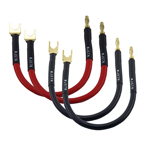 Conector banana 8 in HiFi WJSTN, 4 piezas miniatura 2