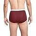 Jockey Men's Underwear Pouch Brief - 3 Pack, Deep Cranberry/Jockey Blue/Grey Dove, XL
