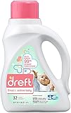 Dreft Stage 2 Active Baby Laundry Detergent - Original Baby Fresh Scent - 50 oz