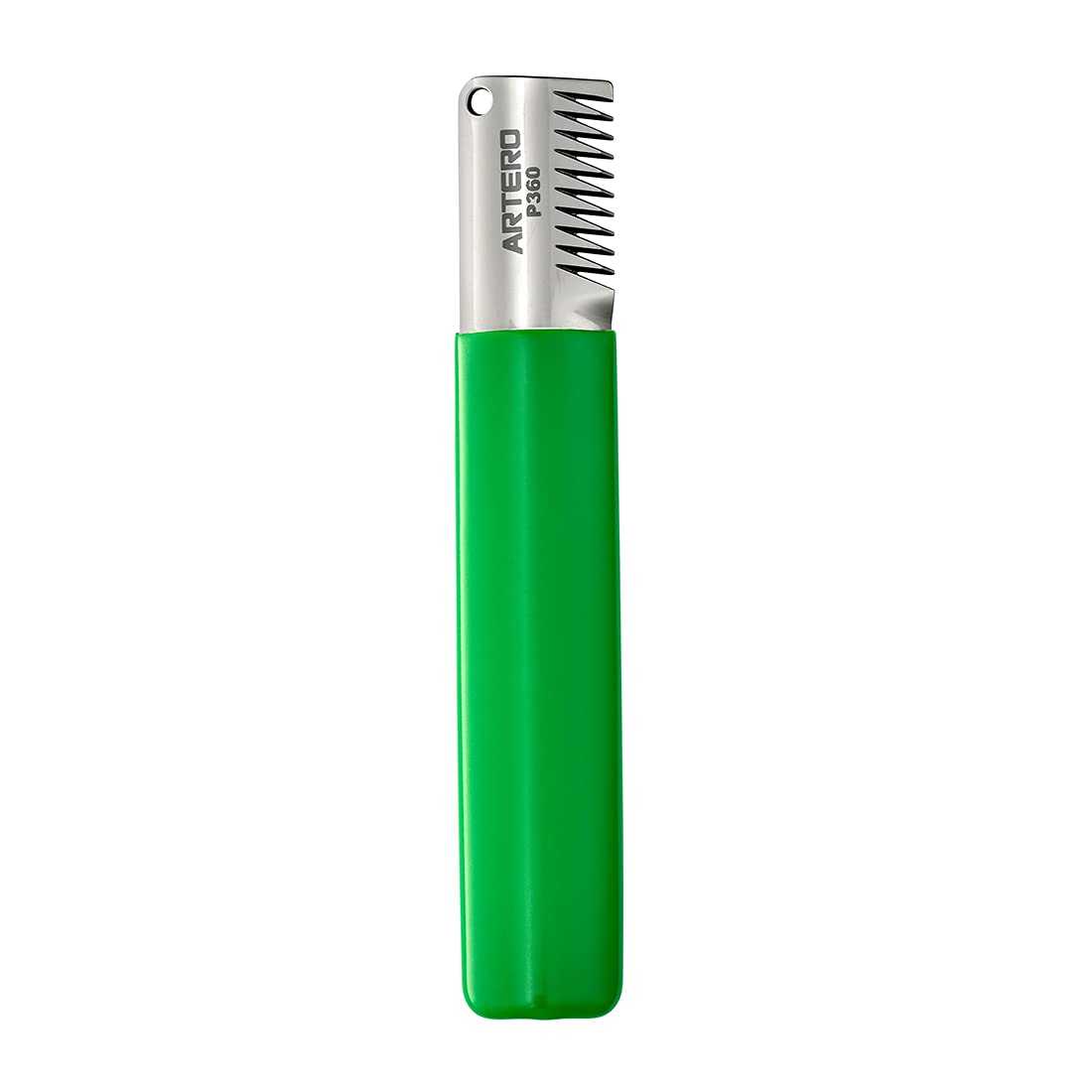 Artero Fine Teeth Stripping Knife, Pet Grooming Tool, Ideal for Stripping The Undercoat, Thinning Coats or Defining Layers and Wire-Coat Type, 9 Teeth - Green