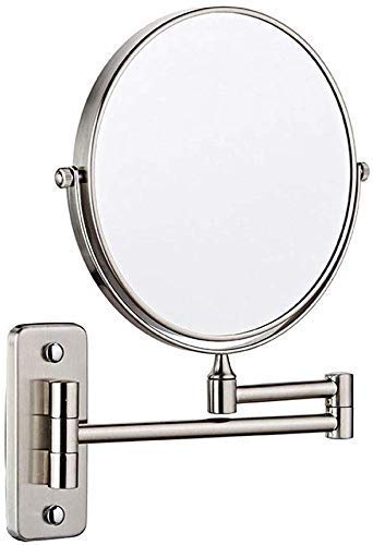 Miroir de maquillage mural pivotant 3X pour corriger les détails du visage sans fatigue