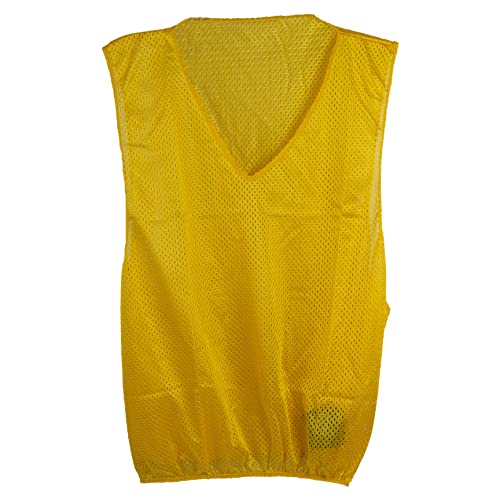 TAG Youth All Sport Scrimmage Vest, Team Practice Jersey Pinnies for Any Sport, 1 Count (Gold)
