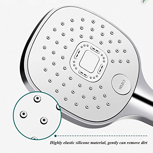 Pomme de douche à main avec boutons de commande et finitions design épurées - 7