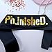 Magnusson's Garden PhD Graduation Sash, Ph.inisheD. Finished Phinally Done Graduation Gift for PhD Grads and Survivors, Class of 2025 Congrats Decor