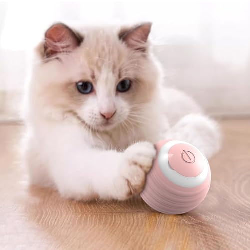 Balle de chat électrique rechargeable avec évitement intelligent d'obstacles - 4