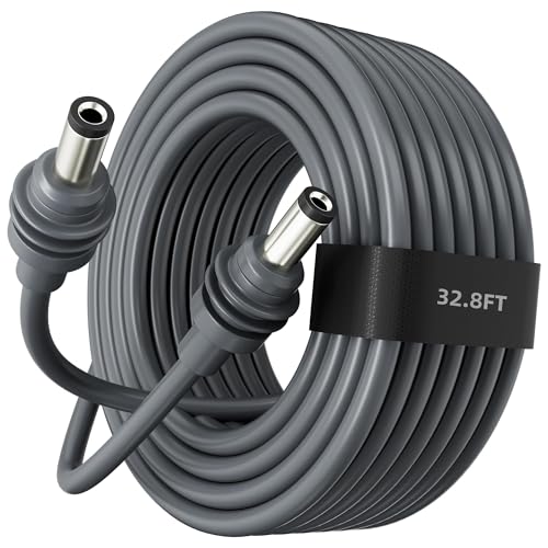 Starlink Mini Cable 32.8ft/10M, Extension Replacement Power Cable for Starlink Mini DC Male to Male Waterproof Cord