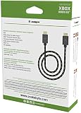 snakebyte HDMI CABLE SX 4K - Xbox Series X Kabel HDMI 2.0, kompatybilny z urządzeniami 1080p, 3D, 4K@60Hz, UHD, odpowiedni do Xbox, PS5, PS4, NWS, Blu-ray, monitorów, telewizorów, 3 m kabel siatkowy, wzornictwo Xbox