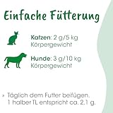 cdVet MicroMineral Hund & Katze 150g - Nahrungsergänzung für Haustiere mit Mineralstoffen und Spurenelementen wie Magnesium und Calcium sowie Vitaminen