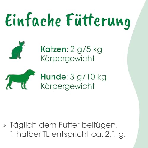 cdVet MicroMineral Hund & Katze 1000g - Nahrungsergänzung für Haustiere mit Mineralstoffen und Spurenelementen wie Magnesium und Calcium sowie Vitaminen