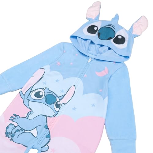 Disney Girls' Descendants | Frozen 2 Footless One Piece Fleece2