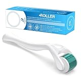 Bartroller 0,3 mm – Derma-Roller mit 540 Titan-Nadeln für Bartwuchs & Haarwachstum, professioneller Microneedling Roller für Gesicht, Kopfhaut & Körper – Männer & Frauen, Anti-Aging, Hautpflege