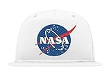 Hochwertige 3D-Stickerei TRVPPY 5 Panel Snapback Cap Modell NASA, Navyblau, B610