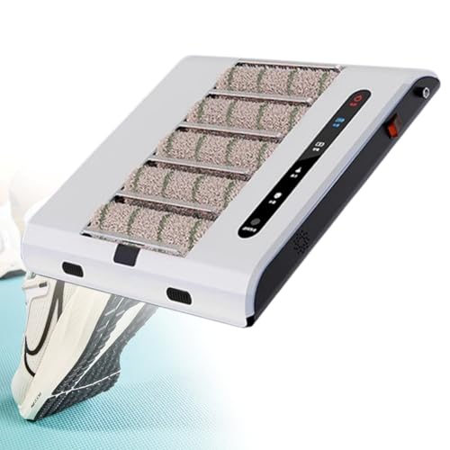LFfwynog Máquina de Limpieza de Suelas 2 en 1, Limpiador de Zapatos Automático