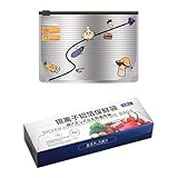 Bolsa de almacenamiento de papel de aluminio,Bolsas de vacío con cremallera vertical | Bolsas verticales con cremallera,Para la cocina Embalaje de alimentos Panadería Cocinar Nevera Dulces Sandwich