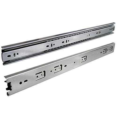Pack of 10 Pairs with Installation Screws Included (10 Inches Full Extension Drawer Slides)(LSI)