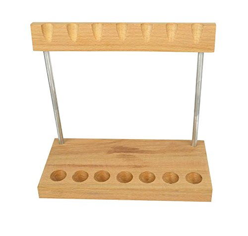 Wooden Hammer Stand (Holds 7 Hammers) Jewelry Making Metal Forming Organizer Bench Tool