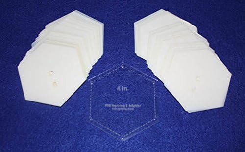 Mylar 4 Inch Hexagon 51 Piece Set