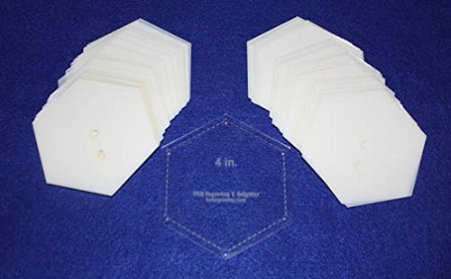 Mylar 4 Inch Hexagon 51 Piece Set #TOP3