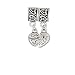 SEXY SPARKLES 1 Pair Mother Son Heart Love Charm for Snake Chain Charm Bracelet