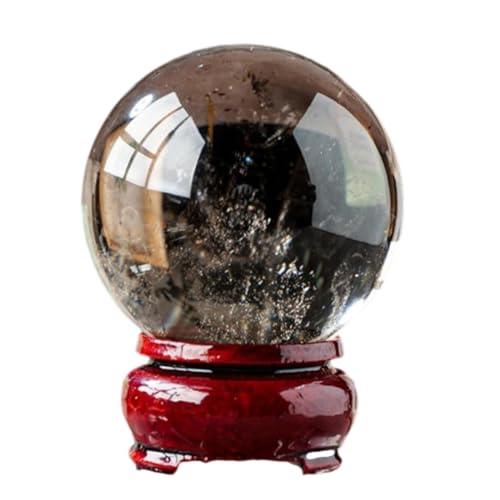 Tea Crystal Ball Ornaments Tobacco cryptome Stone Grinding Home Wind Water Ornaments,20~25mm
