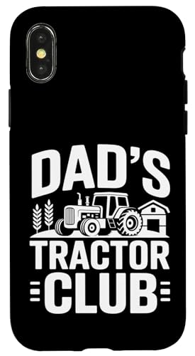 Dads Tractor Club Farmer ���̓� �g���N�^�[ �X�}�z�P�[�X iPhone X/XS �p