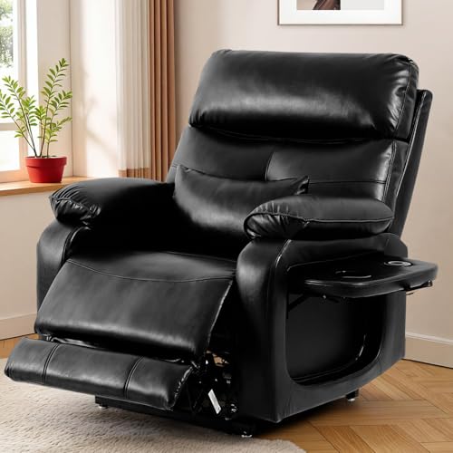 Dual Motor Power Lift Recliner with Massage & Features