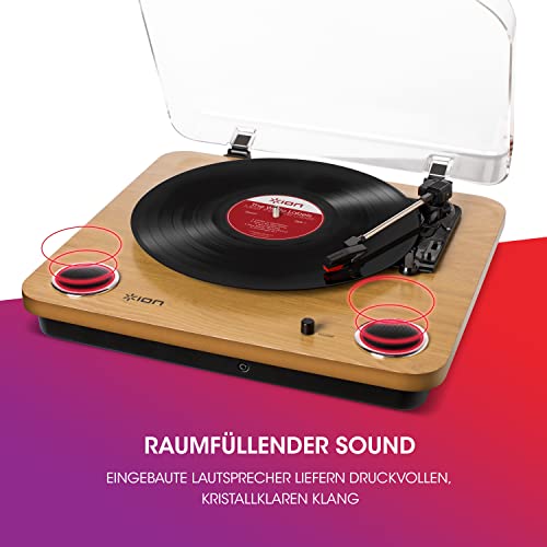 Plattenspieler Ion Audio Max LP mit Lautsprechern für Vinyl