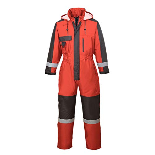 Portwest S585RERL Tuta Intera Invernale Alta Visibilità, Rosso, L - 3