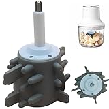 Silicone Garlic Peeler Attachment for Electric Garlic Peeler Machine and Meat Grinder, 2L/3L Compatible, Effortless Skin Remover, Quick & Easy to Clean, Odor-Free Kitchen Gadget (Grey-for 3L)