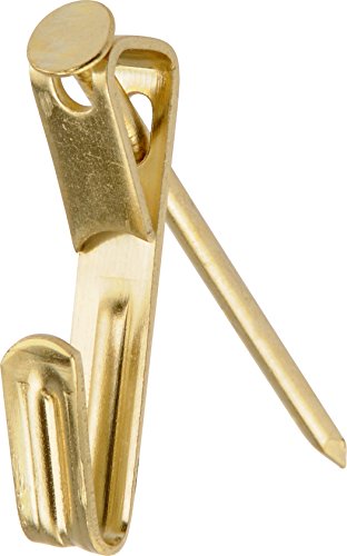 Hillman Conventional Picture Hangers Brass 50 lb 3 Pack 122304