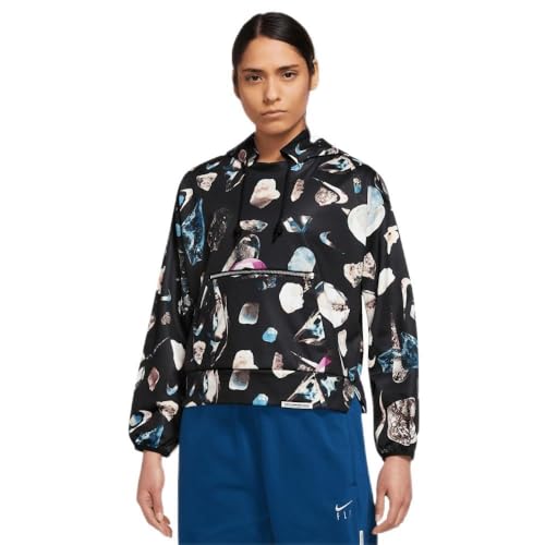 Nike Standard Issue Women'S Pullover Basketball Hoodie 'Black/White' cover