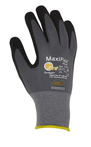 Preisvergleich Produktbild Gardissimo 2440 Handschuhe Maxiflex Gr. 8 grau / schwarz