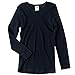 Produktbild HERMKO 2830 Kinder Langarm Shirt aus 100% Bio-Baumwolle, Unterhemd für Mädchen und Jungen, Farbe:schwarz, Größe:104