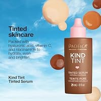 Pacifica Tinted Moisturizer – Kind Tint Serum, Lightweight Hydrating Foundation with Vegan Collagen & Hyaluronic Acid for Dewy Glow, Buildable Coverage, Vegan, 1 fl oz (Shade 06) — image 5
