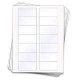 Dashleigh 70 Printable Mini Liquor Bottle Labels, 3 x 1.5 inches, Medium (Clear Gloss (Inkjet))