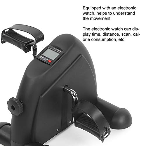 Pedal de exercício doméstico com visor LCD para exercícios preguiçosos, mini treinador de ciclismo,