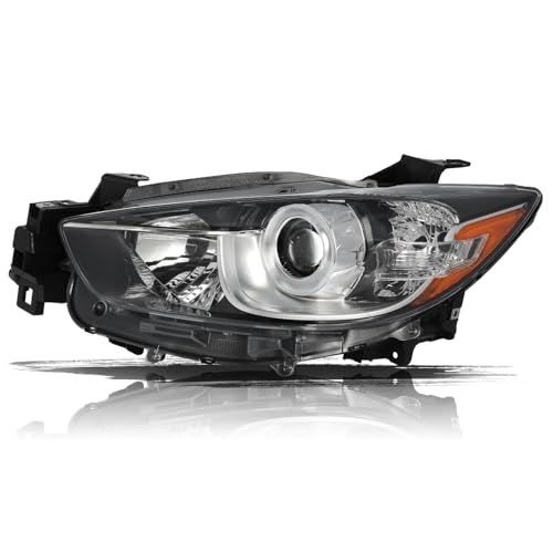 Aosky Halogen Headlights Compatible with 2013-2016 Mazda CX-5 CX5 Headlamps Head Lights Lamps Replacement Left Driver Side