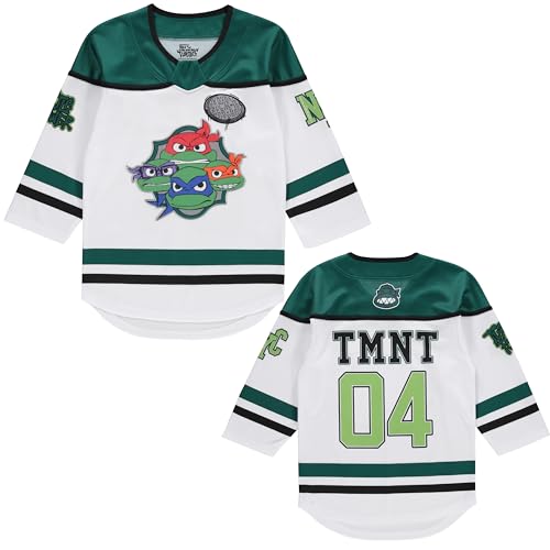 Teenage Mutant Ninja Turtles TMNT Langärmeliges Hockeytrikot für Jungen
