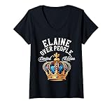 Photo Gallery donna elaine nome compleanno regalo divertente elaine sopra persone corona maglietta con collo a v Photo Gallery donna elaine nome compleanno regalo divertente elaine sopra persone corona maglietta con collo a v