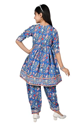 Image of Arshia Fashions Girls Ethnic Wear Kurti and Dhoti Pant Set