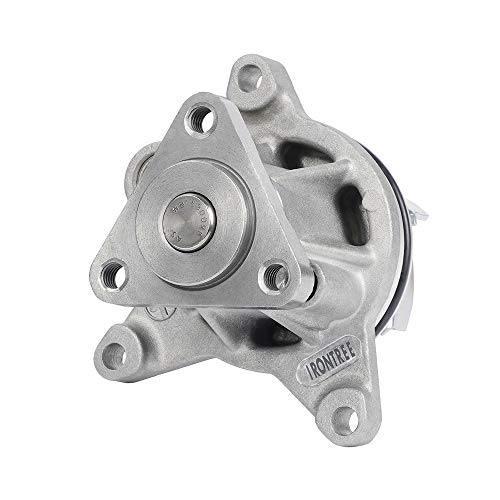 IRONTREE AW4126 Professional Water Pump Kit with Gasket Compatible with Ford Escape Focus Explorer Fusion Edge Taurus Ranger, Mazda 3 5 Tribute B2300, Lincoln, Mercury, 2.0L 2.3L 2.5L L4 Engine by IRONTREE - Used condition - US$18.45