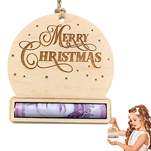 Cartões de presente em dinheiro de Natal - Titular de dinheiro de alce de papai noel para presente e