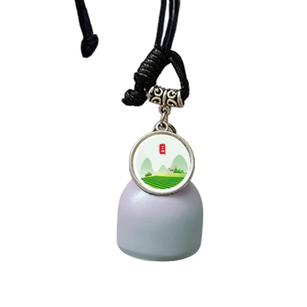 Pendentif de voiture clochette cerclage oreille : accessoire suspendu rétroviseur