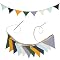Guirlande De Fanions En Tissu Coton Double Face - 190 Cm, 6 Drapeaux Triangles - Décoration Chambre Enfant (Marron) Decoration Chambre Bebe Guirlande De Fanions En Tissu Coton Double Face - 190 Cm, 6 Drapeaux Triangles - Décoration Chambre Enfant (Marron) Decoration Chambre Bebe