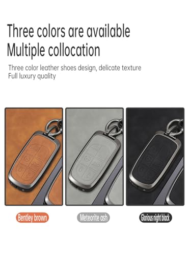 Protection de clé Jeep contre les chutes : coque marron 5 boutons robuste - 6