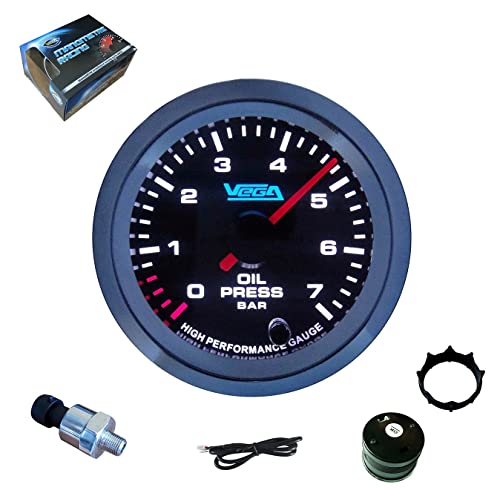 ETOPARS 52mm Motore Auto Kit Manometro Dell'olio Frantoio Puntatore - Foto 2