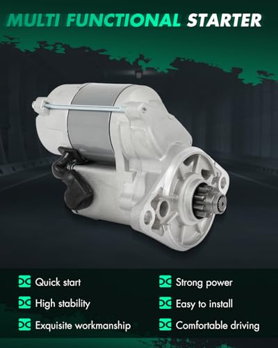 Image of SCITOO Starter Compatible for Honda Passport 94-96,for Isuzu Amigo 1985-1994,for Isuzu Impulse 1985-1989,for Isuzu Misc. Industrial Equipment 1985-2002 Engine Starter Motor 16878