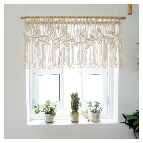 Macramé mural cuisine pour réchauffer un mur blanc