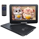 🌟【Batería de larga duración & compatible con disco U y tarjeta SD】🌟：El reproductor de DVD portátil YOTON tiene una batería de polímero de litio segura y de larga duración incorporada, que garantiza hasta 4-6 horas de tiempo de reproducción. DVD portátil también es compatible con la lectura de tarjetas SD y discos U externos, se pueden leer discos U y tarjetas SD de hasta 32 GB.