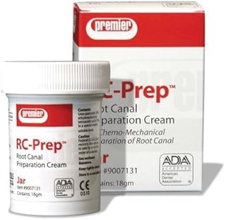 Premier 9007129 RC-Prep Root Canal Preparation Cream Syringe Kit, Includes 5 x 3 mL Syringes and 50 Tips